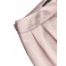 Women Solid Simple European Commute Smooth Pants with Pleats