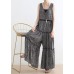 Summer Casual Multi-Layer V-neck Strap Pants With Jumpsuits