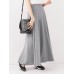 Pure Color Pleated Zipper Loose Casual Wide Leg Pants For Women