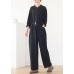 New black style foreign fashion jumpsuit casual all-match pants