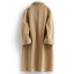 boutique khaki Woolen Coat Women plus size long coat double breast woolen Notched outwear