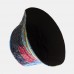 Women Ethnic Cashew Flower Print Sun Hat Cotton Double  sided  Wear Patchwork Casual Sunshade Bucket Hat